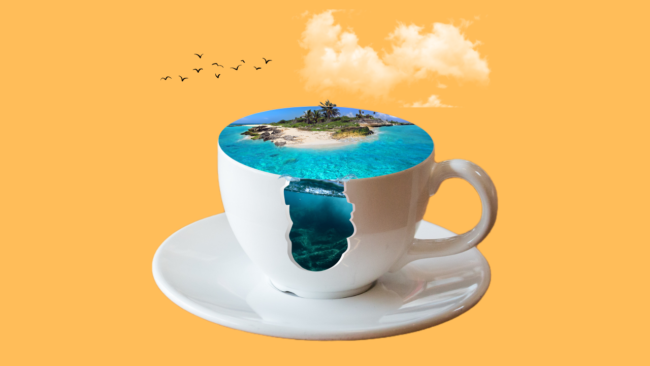 Surfing & Cup Plate (1280 x 720 px)